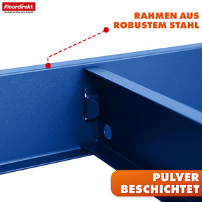 Stellingen voor zwaar gebruik | Rhino | Opbergrekken met 5 legplanken | 1050 kg draagvermogen | Innovatief insteeksysteem | In verschillende kleuren en afmetingen