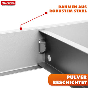 Stellingen voor zwaar gebruik | Rhino | Opbergrekken met 5 legplanken | 1050 kg draagvermogen | Innovatief insteeksysteem | In verschillende kleuren en afmetingen
