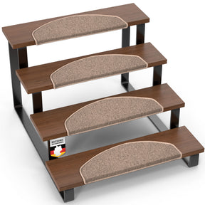 Opstapmat | London Pro | Modern ontwerp | Antislip en gemakkelijk schoon te maken | Halfrond
