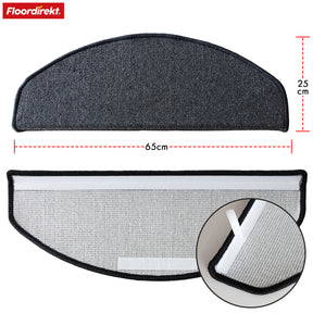 Opstapmat | London Pro | Modern ontwerp | Antislip en gemakkelijk schoon te maken | Halfrond