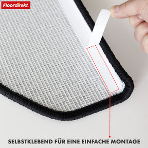 Opstapmat | London Pro | Modern ontwerp | Antislip en gemakkelijk schoon te maken | Halfrond