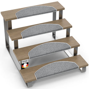 Opstapmat | London Pro | Modern ontwerp | Antislip en gemakkelijk schoon te maken | Halfrond