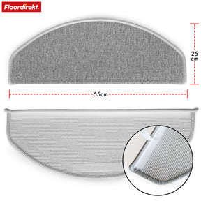 Opstapmat | London Pro | Modern ontwerp | Antislip en gemakkelijk schoon te maken | Halfrond