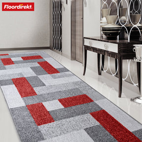 Tapijtloper op maat | New York | Antislip met gelrug | Modern design in verschillende kleuren