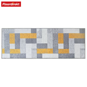 Tapijtloper op maat | New York | Antislip met gelrug | Modern design in verschillende kleuren