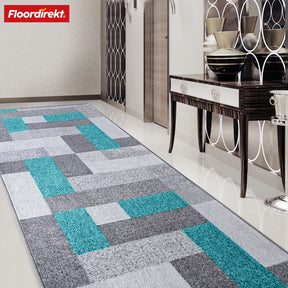 Tapijtloper op maat | New York | Antislip met gelrug | Modern design in verschillende kleuren
