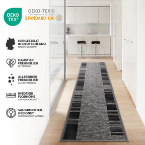 Tapijt loper op maat gemaakt | Navona | Breedte: 80 cm