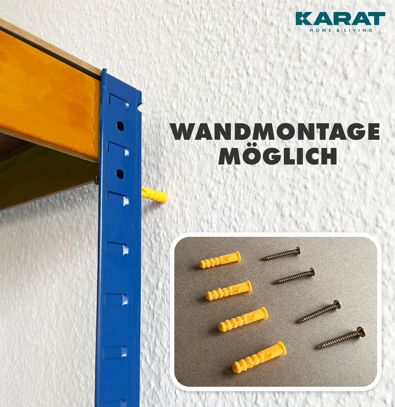 KARAT rek voor zware lasten - steekrek, kelderrek, magazijnrek, werkbank - draagvermogen tot 1250 kg - snelle montage en stabiel (antraciet-grijs, 220 x 120 x 60 cm KARAT rek voor zware lasten - steekrek, kelderrek, magazijnrek, werkbank - draagvermogen tot 1250 kg - snelle montage en stabiel (antraciet-grijs, 220 x 120 x 60 cm
