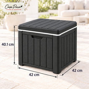 Drankkoeler | Arctic | Koelbox van 37 L met Bijzettafel-Functie in Houtlook | 2 Kleuren