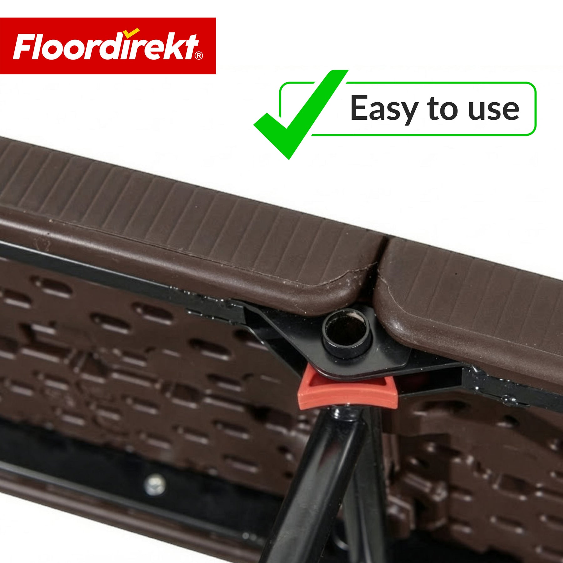 Tuinbank | Kagawa | Inklapbare, weerbestendige zitbank 183 cm in bruin voor tuin, balkon & evenementen