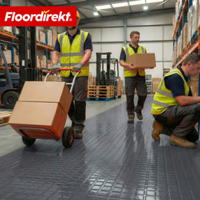 PVC-vloerbedekking | Check Quadra | Vierkantmotief | Antislip & onderhoudsvriendelijk | Per meter / op maat gesneden | 110 cm breed