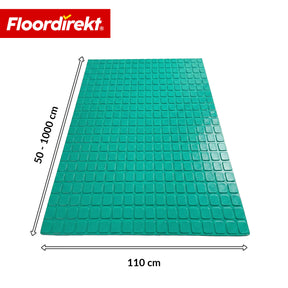 PVC-vloerbedekking | Check Quadra | Vierkantmotief | Antislip & onderhoudsvriendelijk | Per meter / op maat gesneden | 110 cm breed