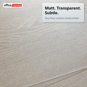 Vloerbeschermingsmat Floorfit op maat | Mat transparant | Voor harde vloeren, parket, laminaat & vinyl