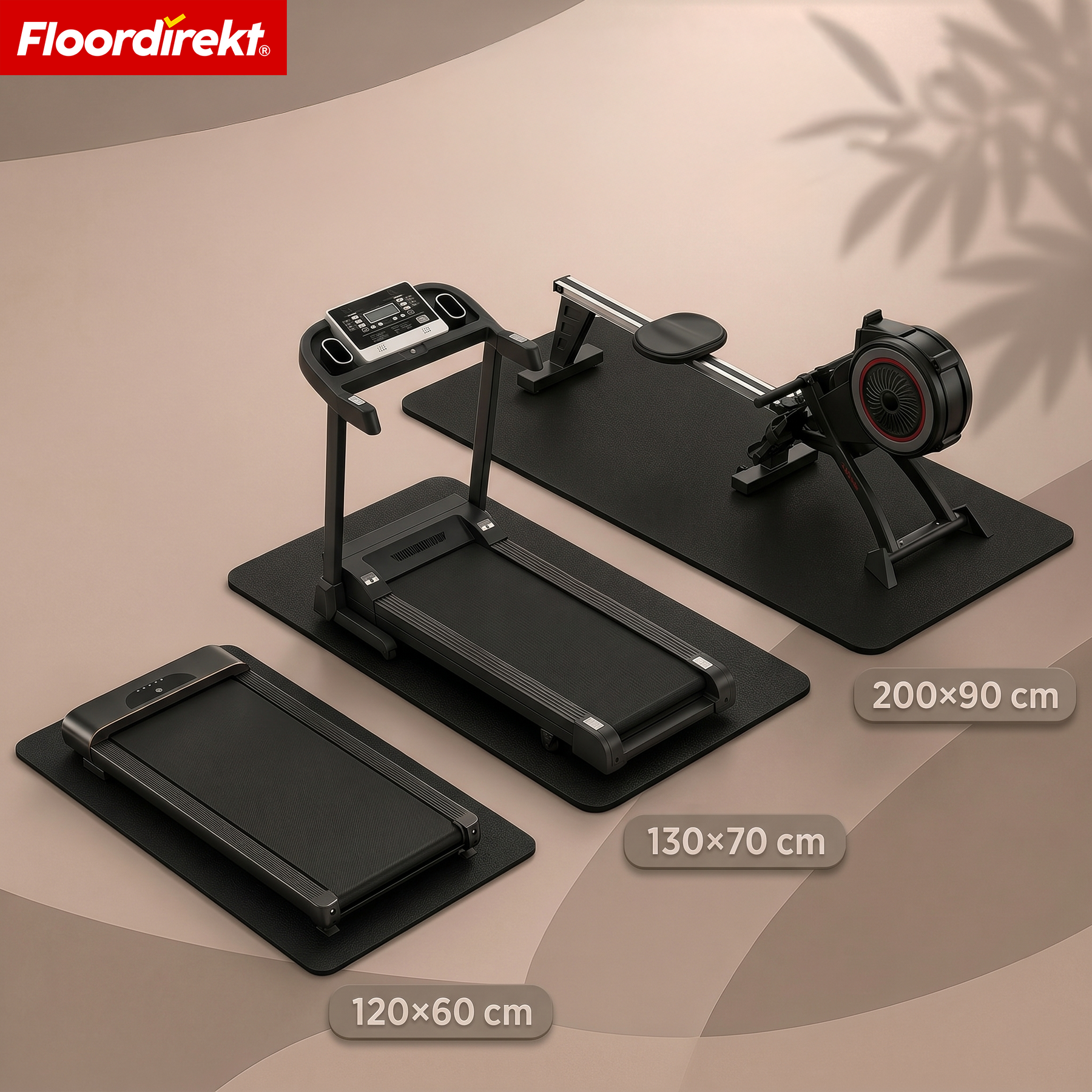 Bodembeschermingsmat | Sparta | Antislip onderlegmat voor loopband & crosstrainer