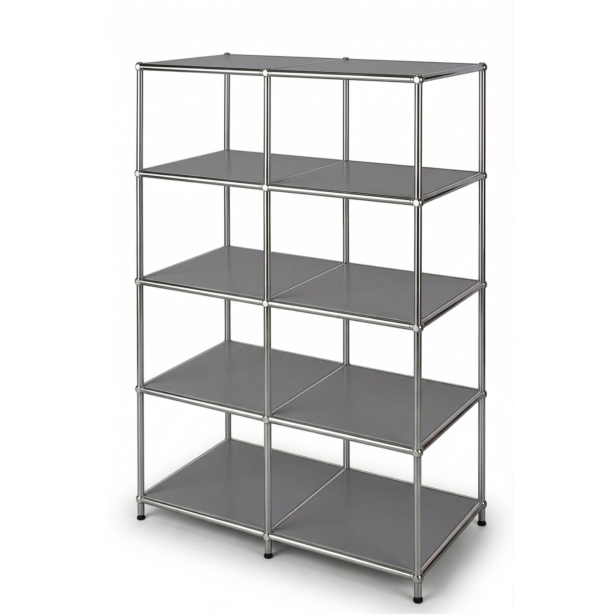 Metalen rek | Concept Epure MK-015 | Open staand rek met 5 planken | K