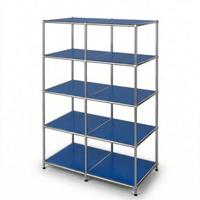 Metalen rek | Concept Epure MK-015 | Open staand rek met 5 planken | Keukenrek, bureaurek & woonrek