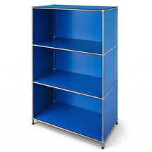 Metalen rek | Concept Epure MK-101 | 4 planken staand rek | Boekenkast met zijpanelen | Modern opbergrek