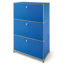 Metalen kast | Concept Epure MK-129 | Dressoir met 3 afsluitbare vakken | Moderne opbergkast