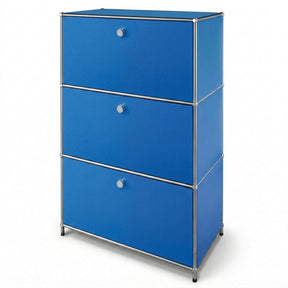 Metalen kast | Concept Epure MK-129 | Dressoir met 3 afsluitbare vakken | Moderne opbergkast