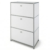 Metalen kast | Concept Epure MK-129 | Dressoir met 3 afsluitbare vakken | Moderne opbergkast