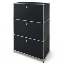 Metalen kast | Concept Epure MK-129 | Dressoir met 3 afsluitbare vakken | Moderne opbergkast