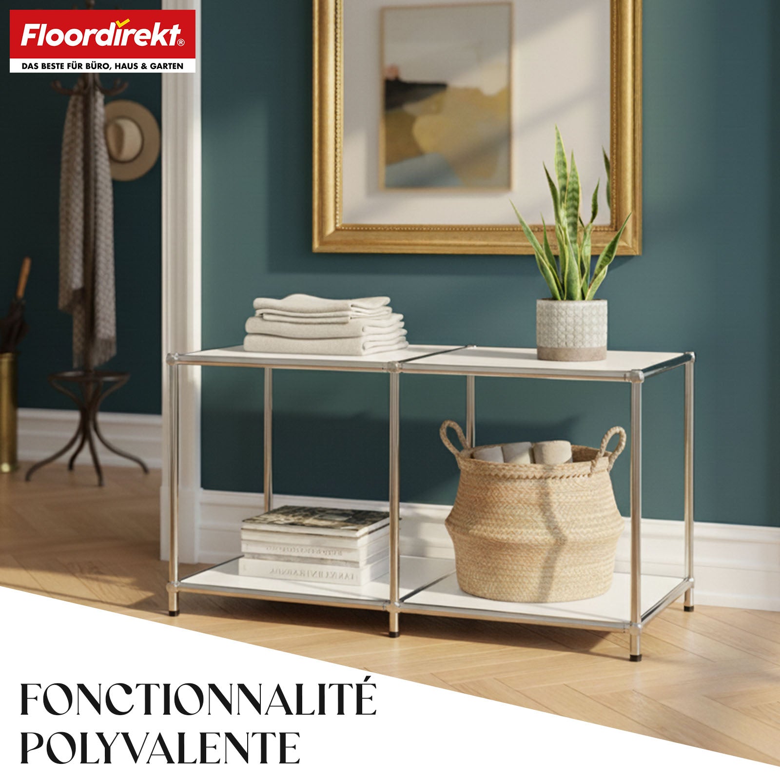 Metalen rek | Concept Epure MK-016 | Dressoir & opbergrek met open vlakken | Verkrijgbaar in verschillende kleuren