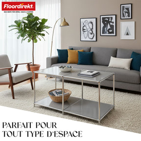 Metalen rek | Concept Epure MK-016 | Dressoir & opbergrek met open vlakken | Verkrijgbaar in verschillende kleuren