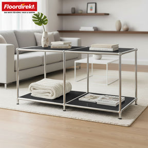 Metalen rek | Concept Epure MK-016 | Dressoir & opbergrek met open vlakken | Verkrijgbaar in verschillende kleuren