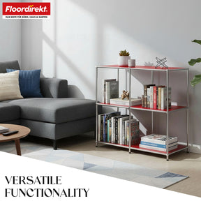 Metalen rek | Concept Epure MK-027 | Open dressoir met 3 niveaus & opbergrek | Verkrijgbaar in verschillende kleuren