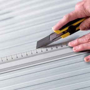 Kanaalplaat | 60,5 x 121 cm | Polycarbonaat | Voor kas & overkapping