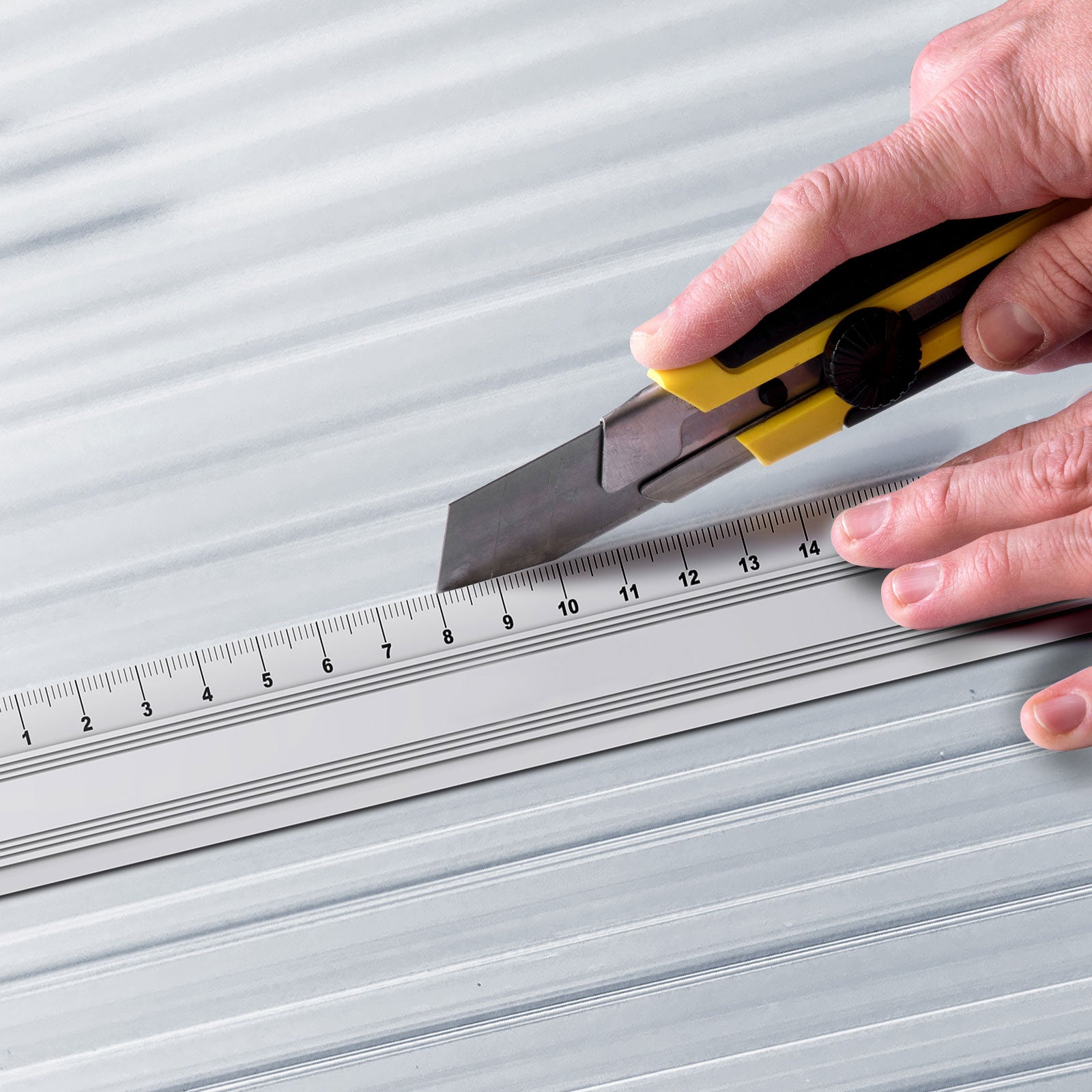 Kanaalplaat | 60,5 x 121 cm | Polycarbonaat | Voor kas & overkapping