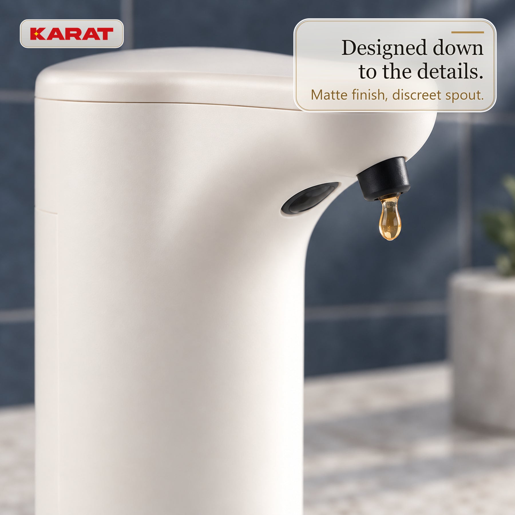 Automatische dispenser voor vloeibare zeep | Elara | Contactloze sensor voor vloeibare zeep | 300 ml | 5 kleuren