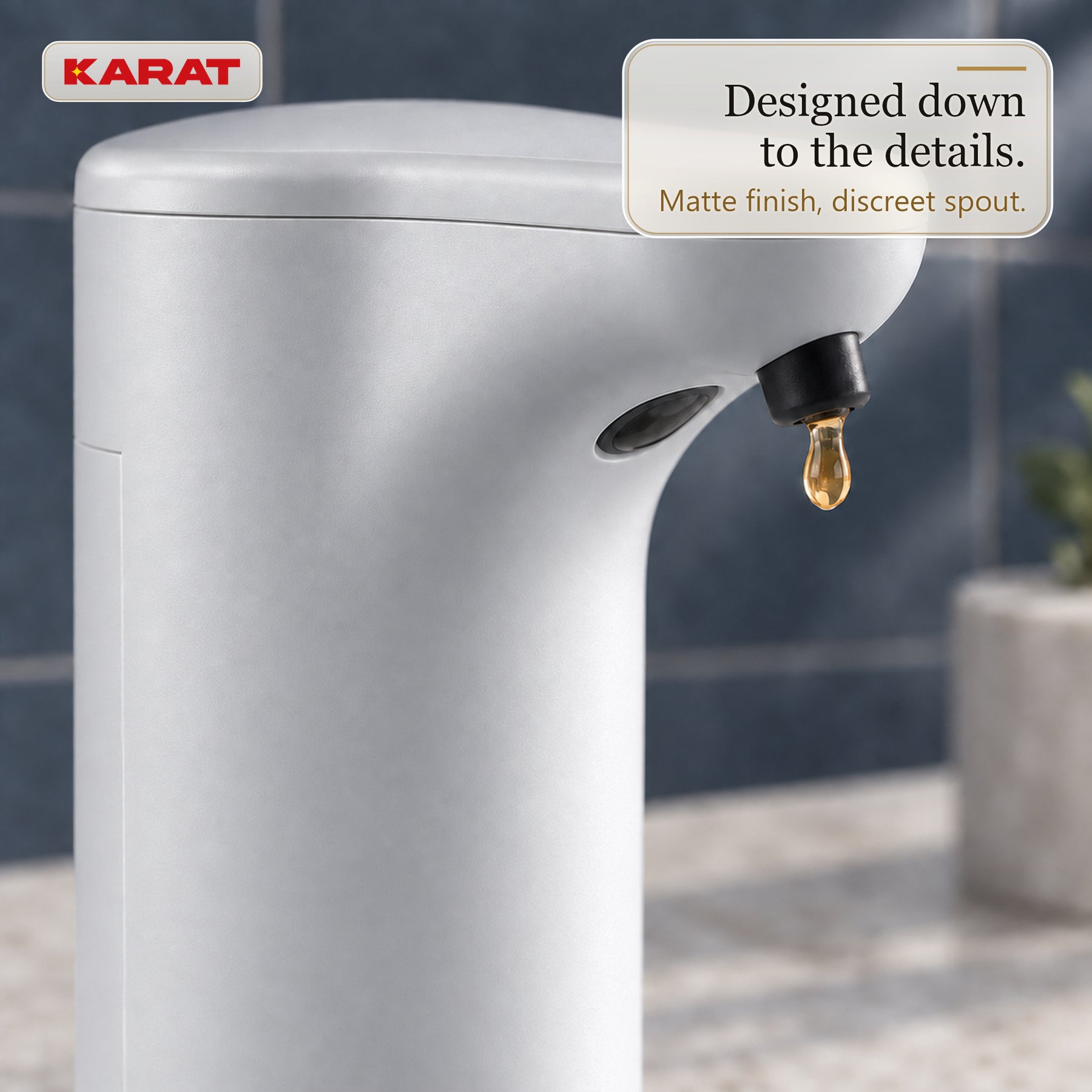 Automatische dispenser voor vloeibare zeep | Elara | Contactloze sensor voor vloeibare zeep | 300 ml | 5 kleuren