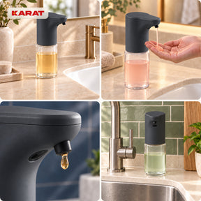 Automatische dispenser voor vloeibare zeep | Elara | Contactloze sensor voor vloeibare zeep | 300 ml | 5 kleuren