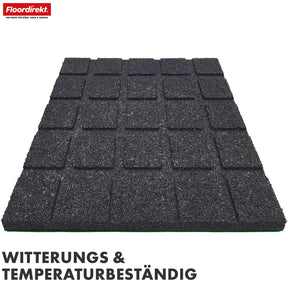 Valmat | Play Protect | Antislip, robuuste rubberen vloerbescherming | Verschillende diktes en kleuren | 50 x 50 cm