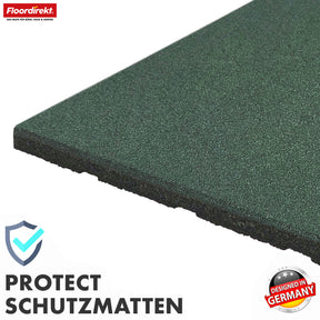 Valmat | Play Protect | Antislip, robuuste rubberen vloerbescherming | Verschillende diktes en kleuren | 50 x 50 cm