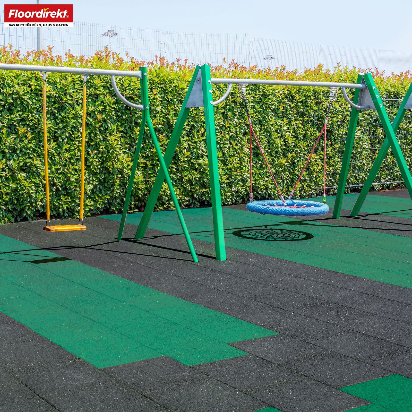 Valmat | Play Protect | Antislip, robuuste rubberen vloerbescherming | Verschillende diktes en kleuren | 50 x 50 cm