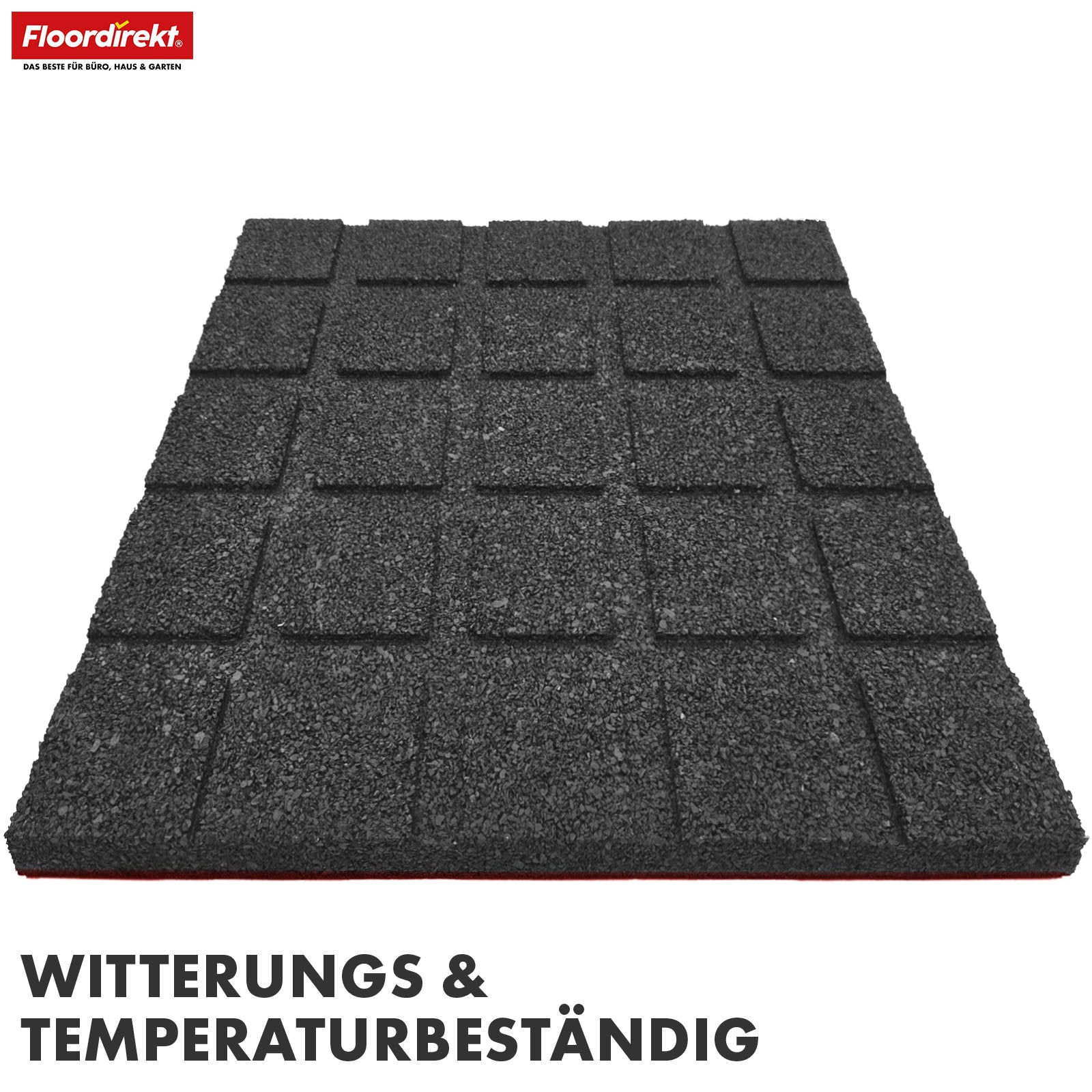 Valmat | Play Protect | Antislip, robuuste rubberen vloerbescherming | Verschillende diktes en kleuren | 50 x 50 cm