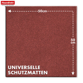Valmat | Play Protect | Antislip, robuuste rubberen vloerbescherming | Verschillende diktes en kleuren | 50 x 50 cm