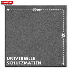 Valmat | Play Protect | Antislip, robuuste rubberen vloerbescherming | Verschillende diktes en kleuren | 50 x 50 cm