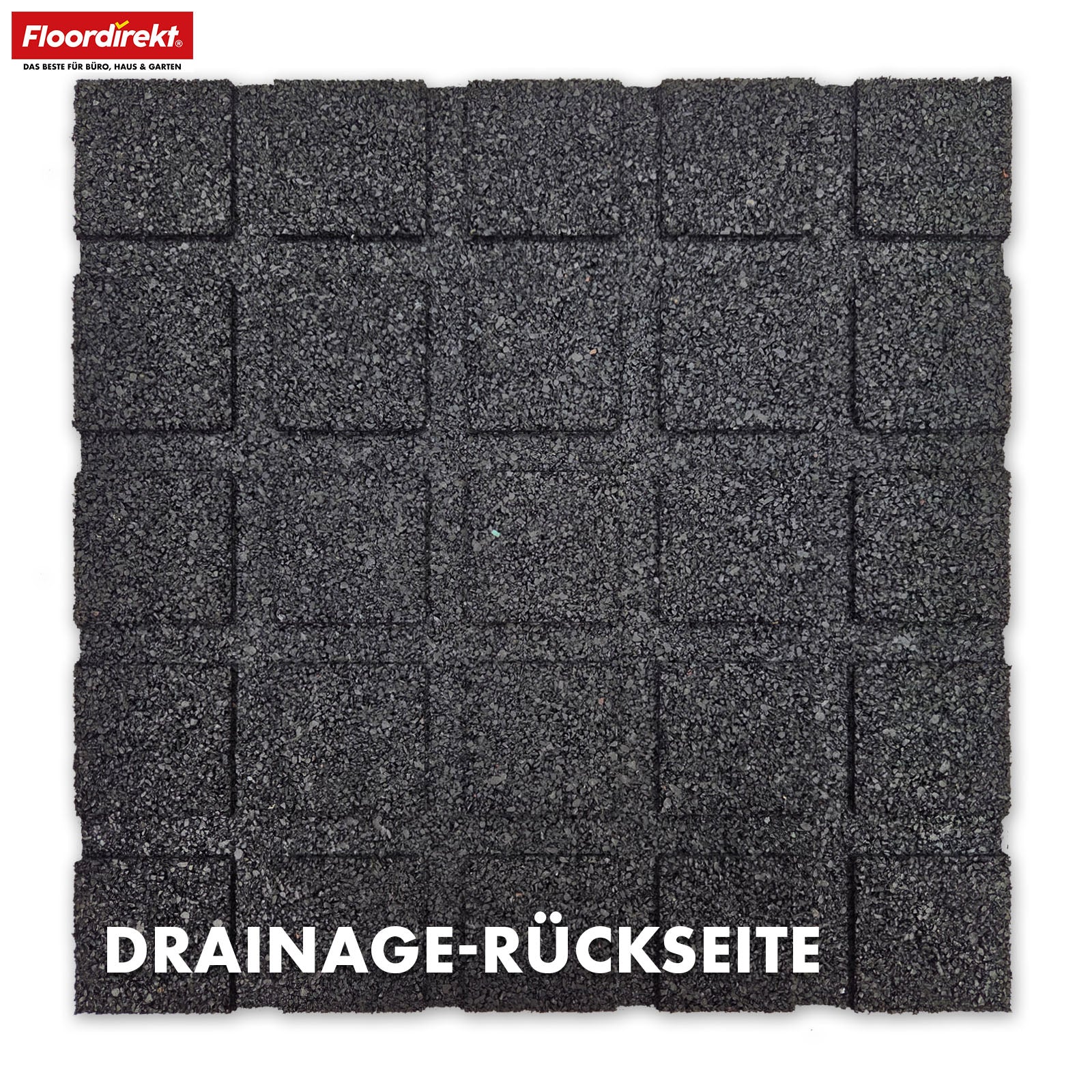 Valmat | Play Protect | Antislip, robuuste rubberen vloerbescherming | Verschillende diktes en kleuren | 50 x 50 cm