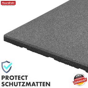 Valmat | Play Protect | Antislip, robuuste rubberen vloerbescherming | Verschillende diktes en kleuren | 50 x 50 cm