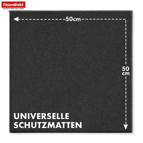 Valmat | Play Protect | Antislip, robuuste rubberen vloerbescherming | Verschillende diktes en kleuren | 50 x 50 cm