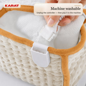 Elektrische Voetenwarmer | Fjord | 6 Warmtestanden tot 55 °C, Timer & Sherpa-Voering | 4 Kleuren