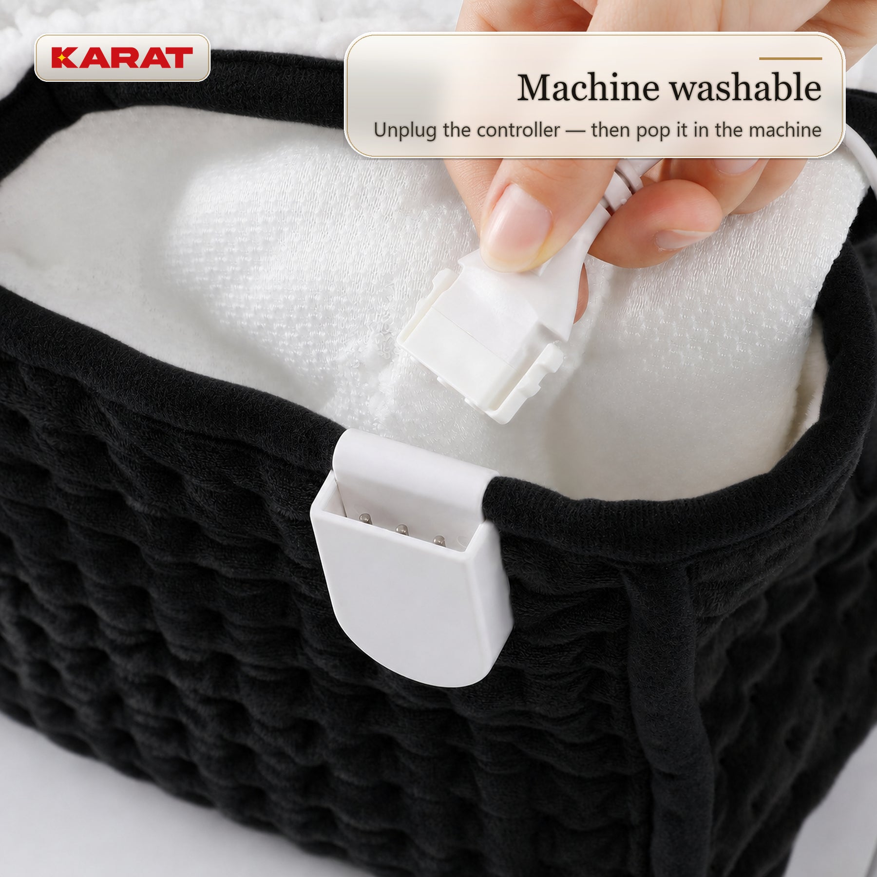 Elektrische Voetenwarmer | Fjord | 6 Warmtestanden tot 55 °C, Timer & Sherpa-Voering | 4 Kleuren