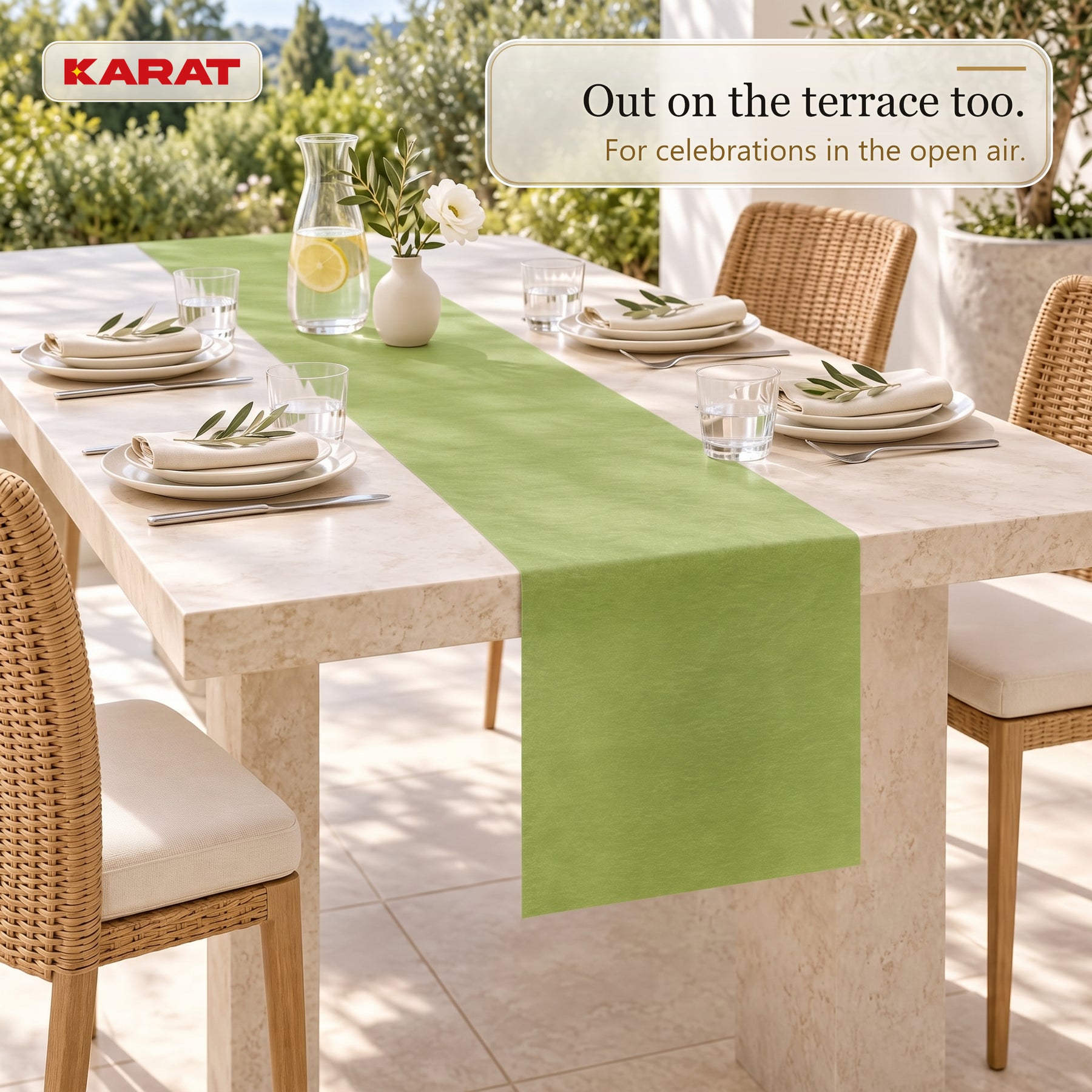 Tafelloper | Grace | Mat decoratievlies van PET-vezels | Rol van 30 cm x 25 m | 16 kleuren