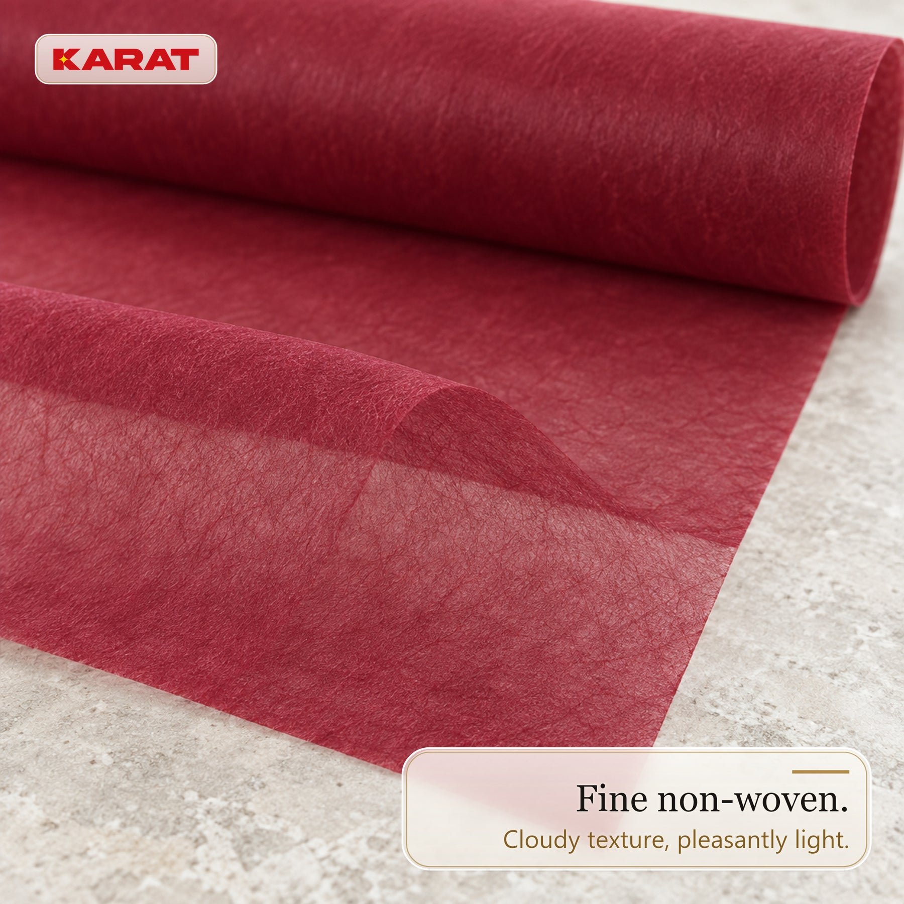 Tafelloper | Grace | Mat decoratievlies van PET-vezels | Rol van 30 cm x 25 m | 16 kleuren