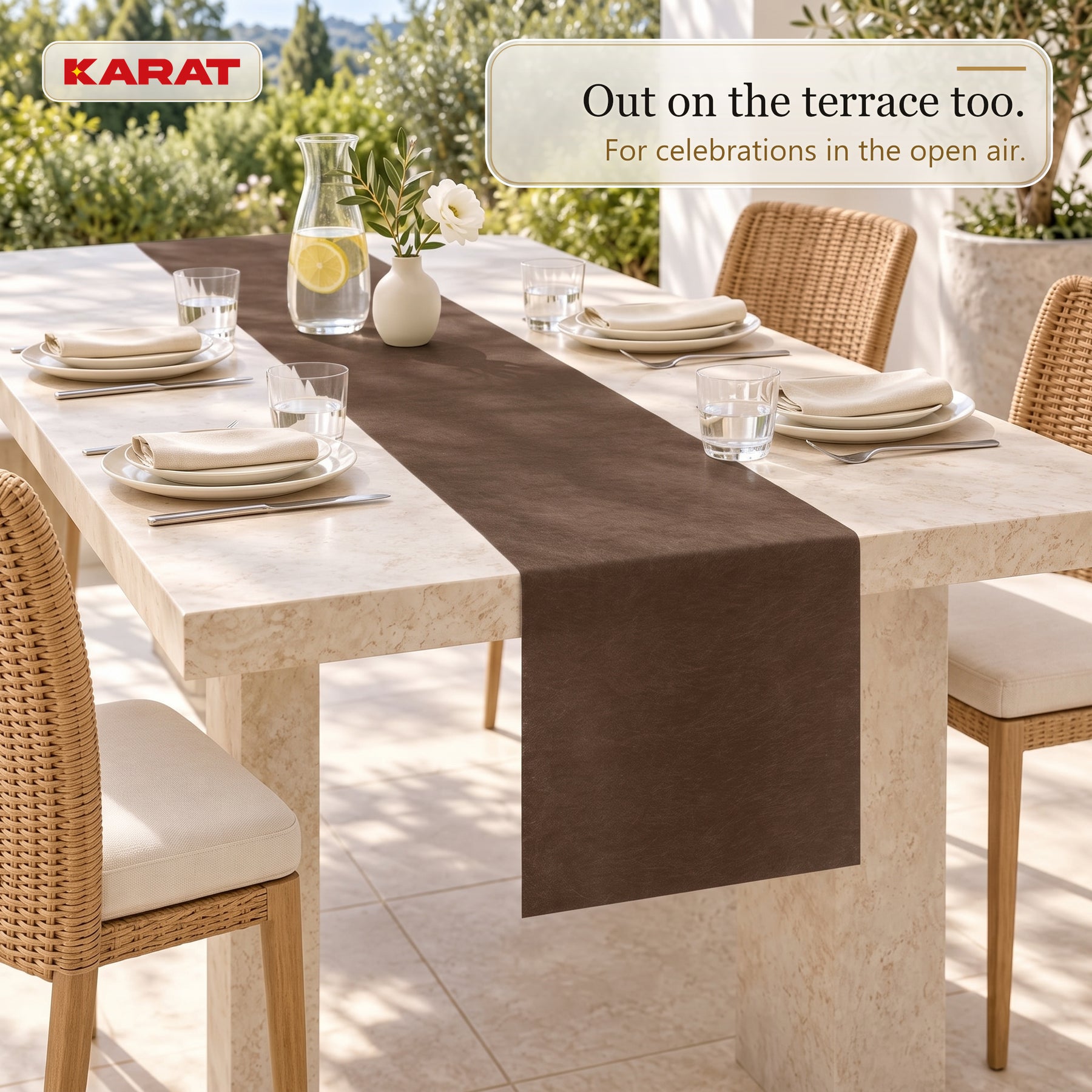 Tafelloper | Grace | Mat decoratievlies van PET-vezels | Rol van 30 cm x 25 m | 16 kleuren