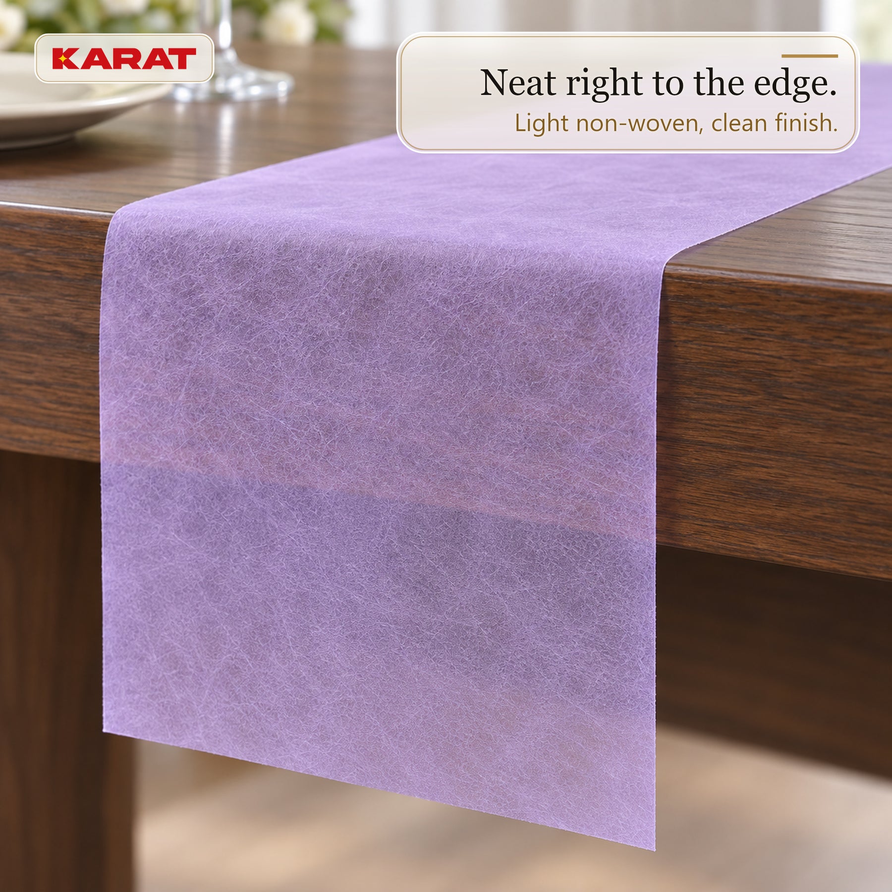 Tafelloper | Grace | Mat decoratievlies van PET-vezels | Rol van 30 cm x 25 m | 16 kleuren
