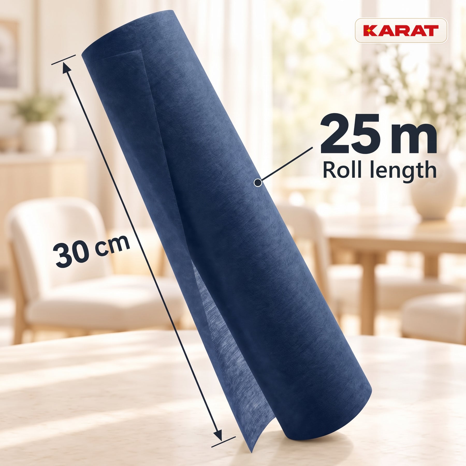 Tafelloper | Grace | Mat decoratievlies van PET-vezels | Rol van 30 cm x 25 m | 16 kleuren